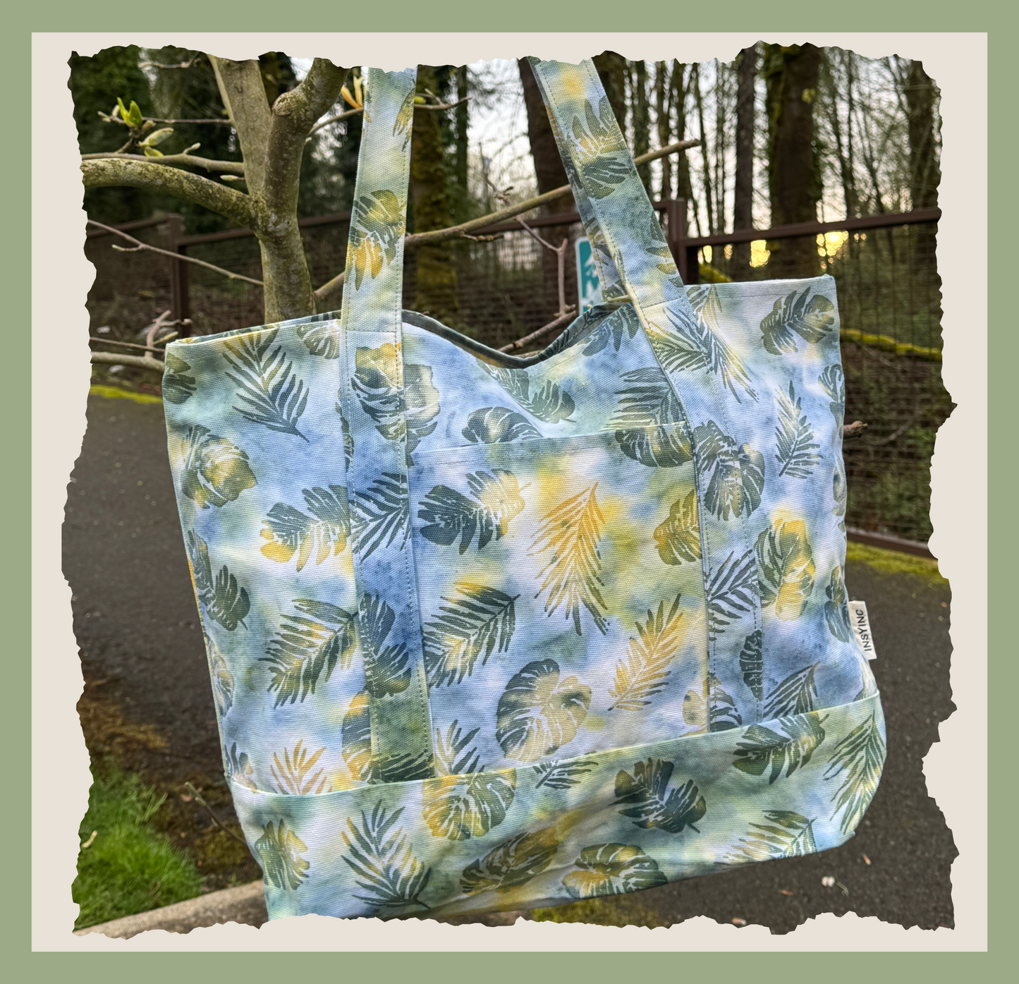 Heritage Tote – Golden Grove | Handcrafted in Bali