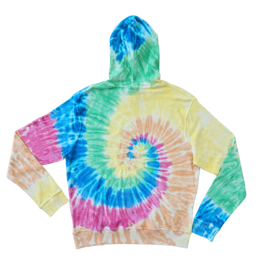 Tie Dye Terry Hoodie – Cotton Candy
