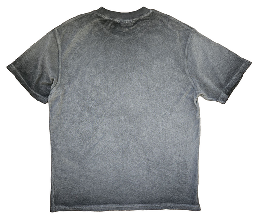 Vintage Overdyed Terry Tee – Graphite Grey