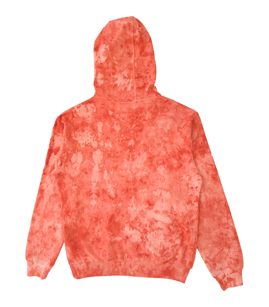 Marble Dyed Unisex fit Hoodie exclusively designed and made for Tees INSYINC in 100% premium combed cotton - Antique Red