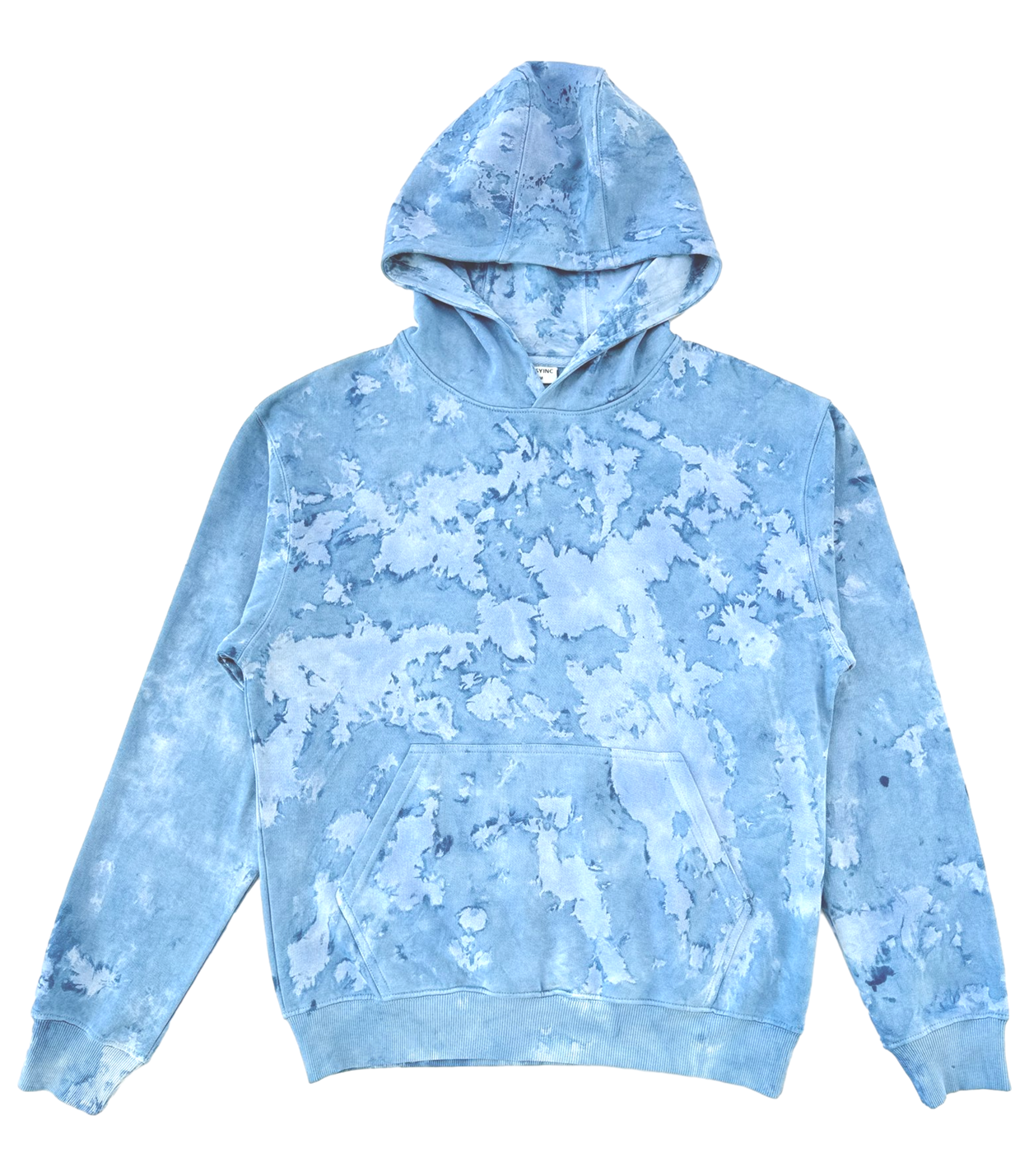 Marble Dyed Unisex fit Hoodie exclusively designed and made for Tees INSYINC in 100% premium combed cotton - Denim