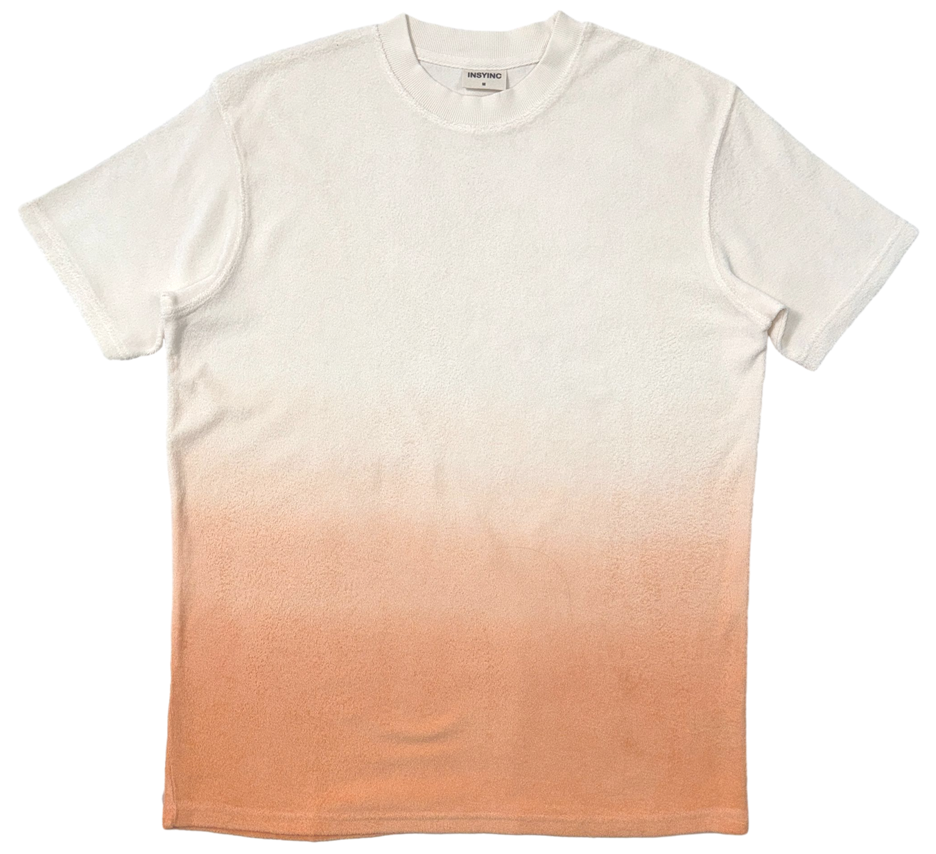 Ombre Dyed Terry Tee – Tangerine
