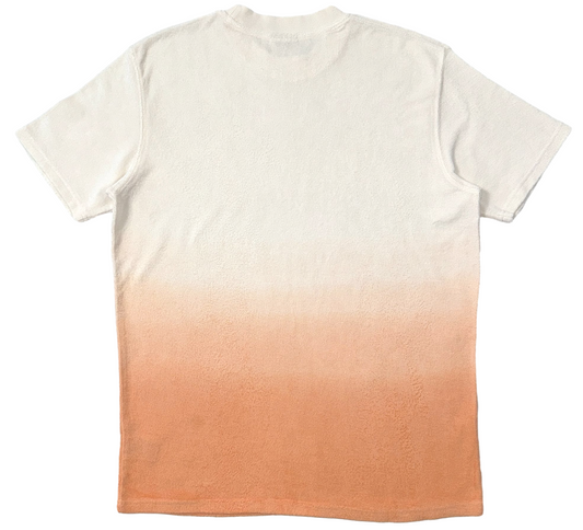 Ombre Dyed Terry Tee – Tangerine