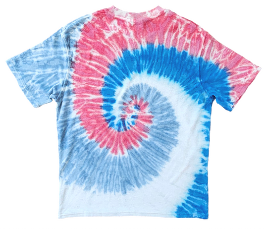 Tie Dye Terry Cotton Tee – Galactic Blue