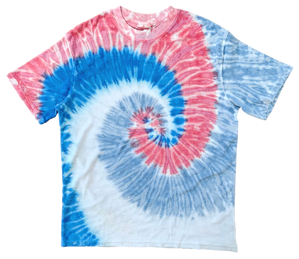 Tie Dye Terry Cotton Tee – Galactic Blue