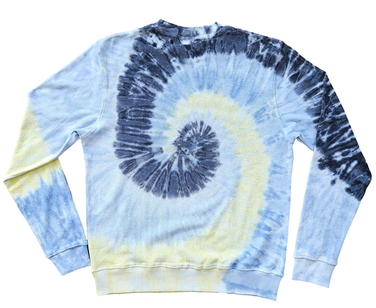 Tie Dye Terry Crewneck Sweatshirt – Graphite Grey