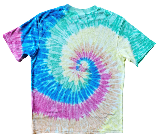 Tie Dye Terry Cotton Tee – Cotton Candy