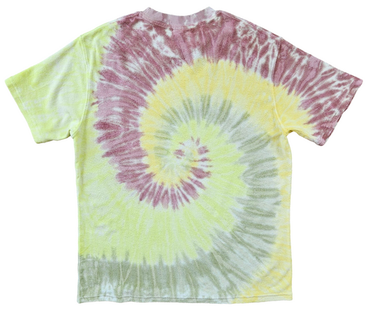 Tie Dye Terry Cotton Tee – Lime