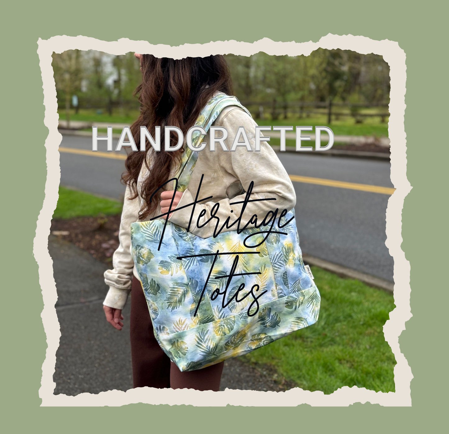 Heritage Tote – Golden Grove | Handcrafted in Bali