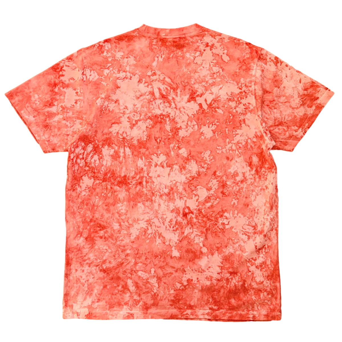 antique red marble dyed unisex t-shirt back view

soft cotton marble tee in Antique Red tone on tone color

unisex marble dyed t-shirt detail view