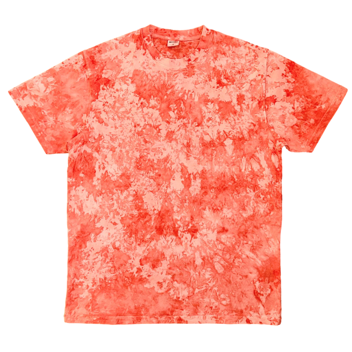 antique red marble dyed unisex t-shirt front view

soft cotton marble tee in Antique Red tone on tone color

unisex marble dyed t-shirt detail view