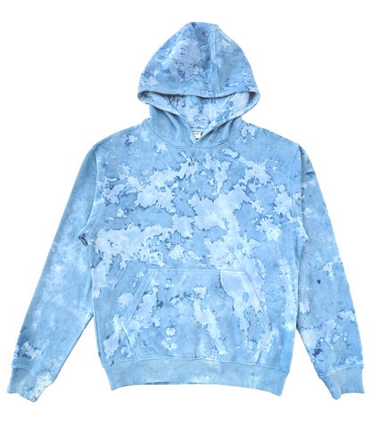 Marble Dyed Unisex fit Hoodie exclusively designed and made for Tees INSYINC in 100% premium combed cotton - Denim