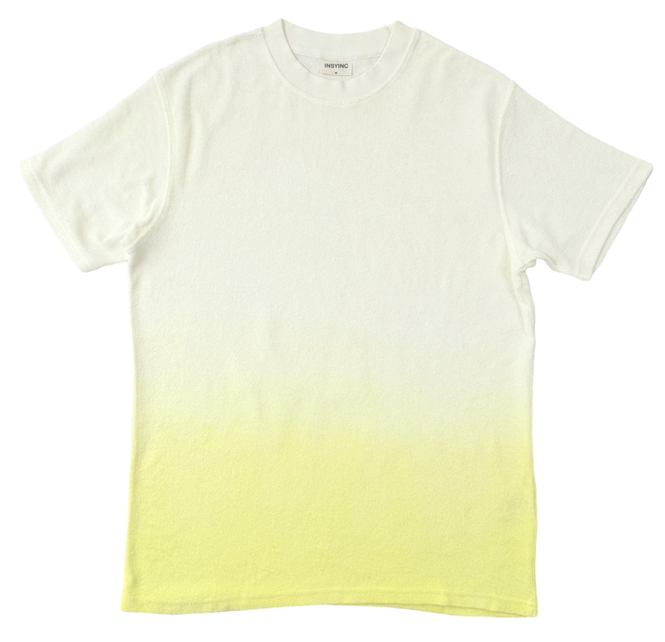 Ombre Dyed Terry Tee – Sunshine Yellow