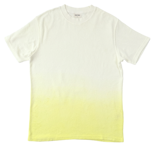 Ombre Dyed Terry Tee – Sunshine Yellow