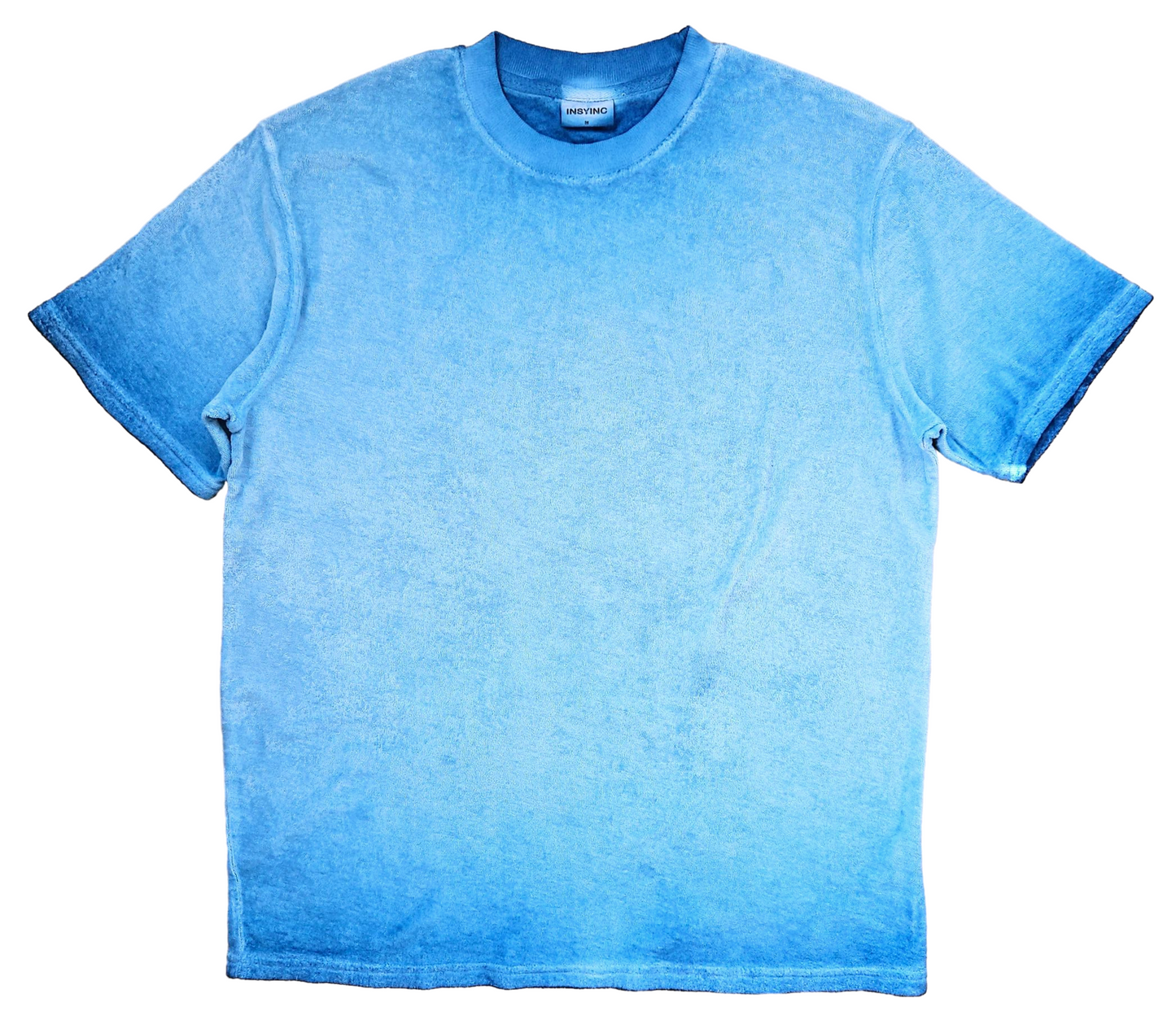 Vintage Overdyed Terry Tee – Galactic Blue