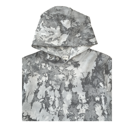 Marble Hand Dyed Youth Hoodie - Black Graphite, Heather Grey, Heather black Front Hood